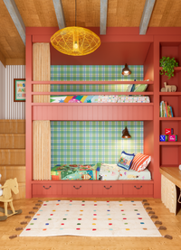 Papel de Parede Infantil - Xadrez Campo