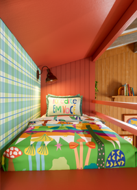 Papel de Parede Infantil - Xadrez Campo