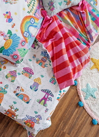 Capa de Edredom Infantil - Vila Das Fadas