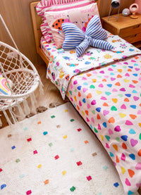 Tapete Lorena Canals + MOOUI - Bolinhas Coloridas 1,10 x 1,50m
