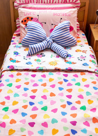 Almofada Laço - Listradinho Azul