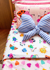 Capa de Edredom Infantil - Amar e Ser Feliz