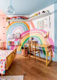Papel de Parede Infantil Além do Arco-íris - Painel