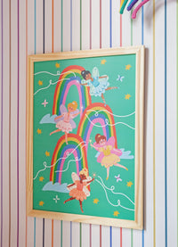 Pôster Infantil - Nascer do Arco-íris