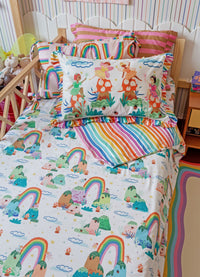 Capa de Edredom Infantil - Listrado Rainbow