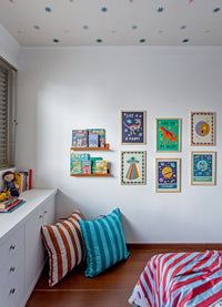 Papel de Parede Infantil - Universo de Estrelas Off