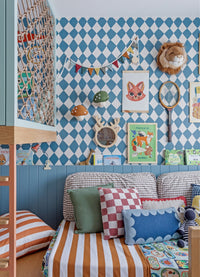 Papel de Parede infantil - Pipa Azul Petróleo
