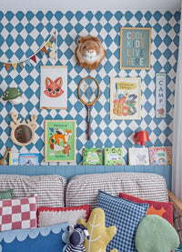 Papel de Parede infantil - Pipa Azul Petróleo