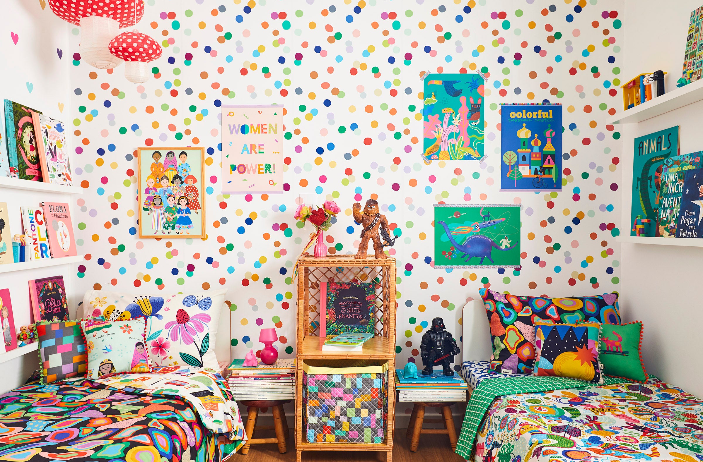 quarto de menina e menino juntos