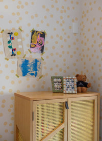Papel de Parede Infantil - Confetti Amarelo