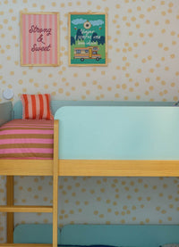 Papel de Parede Infantil - Confetti Amarelo