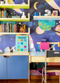 Papel de Parede Infantil Viagem ao Espaço - Painel