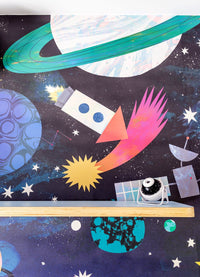 Papel de Parede Infantil Viagem ao Espaço - Painel