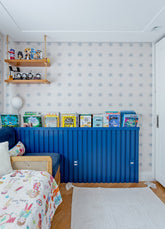 Papel de Parede Infantil - Estrela Cinza