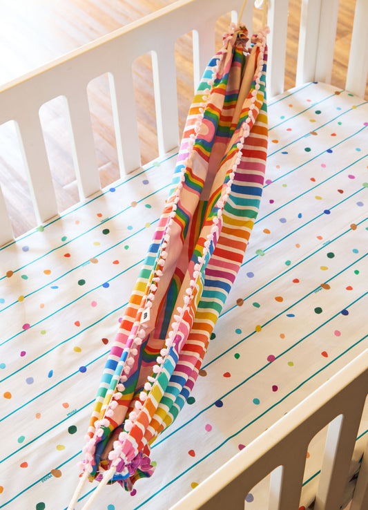 Rede para Bebê - Arco-íris das Fadas