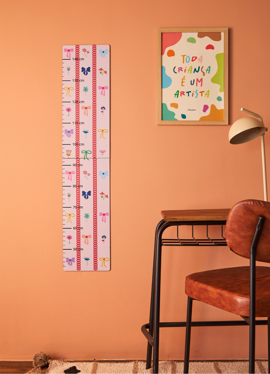 Régua de Crescimento - Laços Encantados