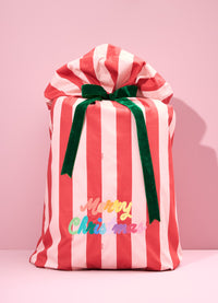 Saco de Presentes - Listrado Cerejeira