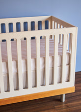 Saia Cama Infantil Linho - Off White