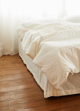 Saia Cama Adulto Linho - Off White