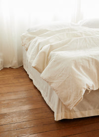 Saia Cama Adulto Linho - Off White