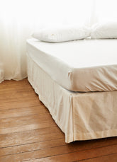 Saia Cama Adulto Linho - Off White