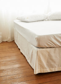 Saia Cama Adulto Linho - Off White