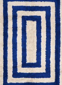 Tapete Lorena Canals + MOOUI - Eclipse Azul 1,10 x 1,50m