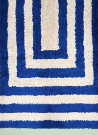 Tapete Lorena Canals + MOOUI - Eclipse Azul 1,10 x 1,50m