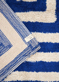 Tapete Lorena Canals + MOOUI - Eclipse Azul 1,10 x 1,50m