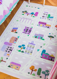 Tapete Playmat - Cidade Rosa