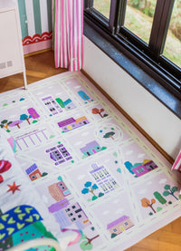 Tapete Playmat - Cidade Rosa