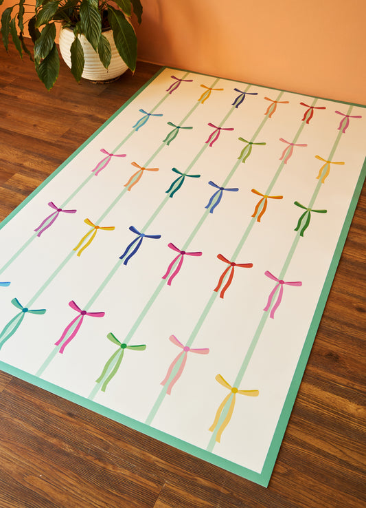 Tapete Playmat - Laços Coloridos