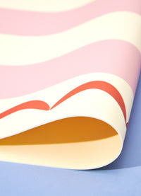Tapete Playmat - Listrado Rosa