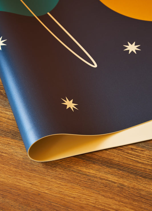 Tapete Playmat - Planetas e Estrelas