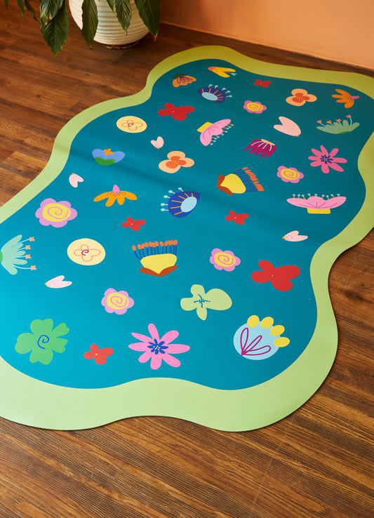 Tapete Playmat - Jardim Florido