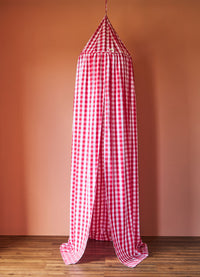 Tenda Infantil - Xadrez Carmin