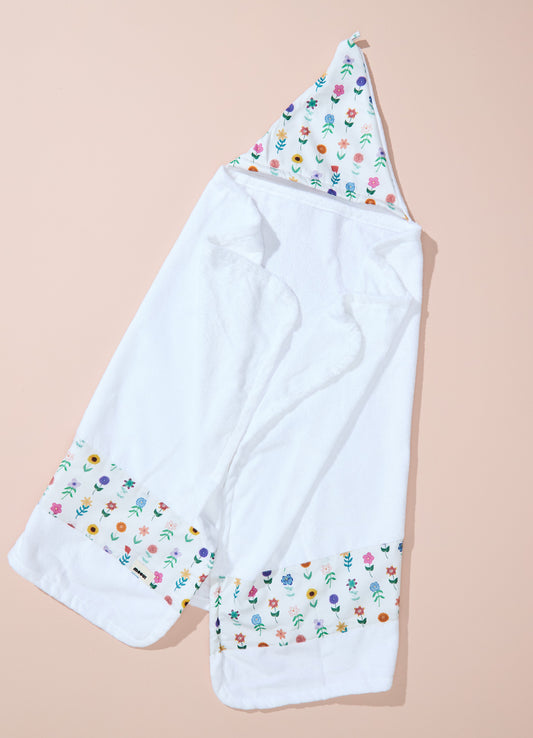 Toalha de Banho Infantil - Caminho Floral