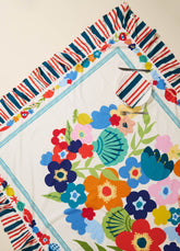 Toalha de Mesa com Babado - Fiori