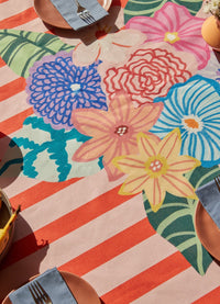 Toalha de Mesa Impermeável - Floral