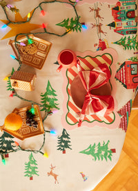 Toalha de Mesa Impermeável - Vilarejo Encantado