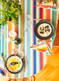 Toalha de Mesa - Listras Coloridas