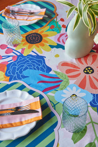 Toalha de Mesa Redonda - Floral Romântico