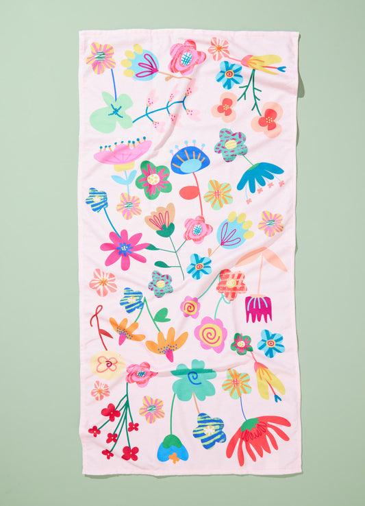 Toalha de Praia - Amanhecer no Jardim