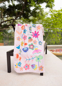 Toalha de Praia - Amanhecer no Jardim