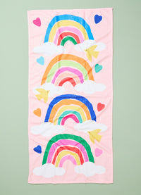 Toalha de Praia - Arcos e Corações