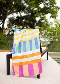 Toalha de Praia - Colcha de Retalhos