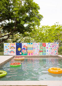 Toalha de Praia - Colcha de Retalhos