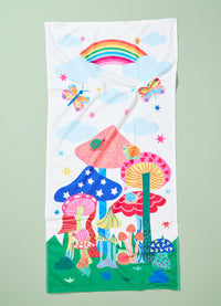 Toalha de Praia - Floresta de Cogumelos