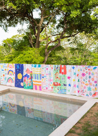 Toalha de Praia - Floresta de Cogumelos