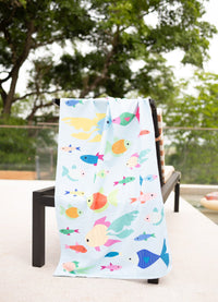 Toalha de Praia - Peixinhos do Oceano